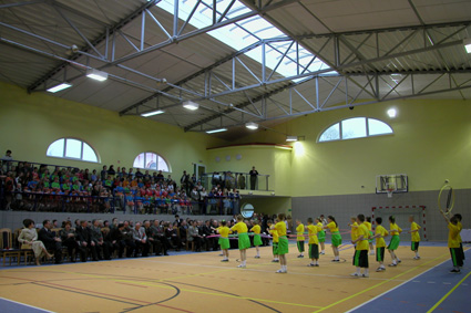 Hala Sportowa w Grabownie Wlk. - wnętrze